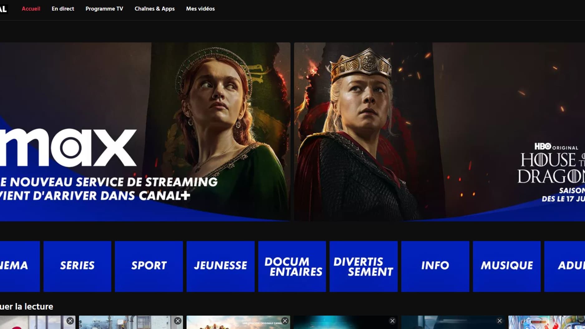 Max via Canal+