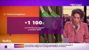 La facture énergétique des Français a augmenté de 40% en un an