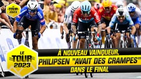 Tour de France - E4 : "J'avais des crampes dans le final", Philipsen vainqueur soulagé