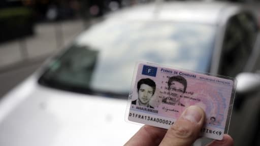 Un permis de conduire - Image d'illustration