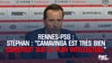 Rennes – PSG : « Camavinga est très bien construit sur le plan intellectuel » confie Stéphan  