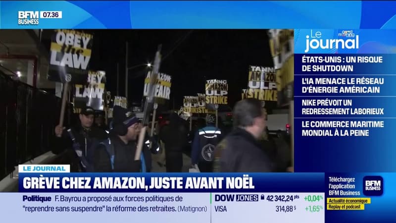 Grève chez Amazon, juste avant Noël