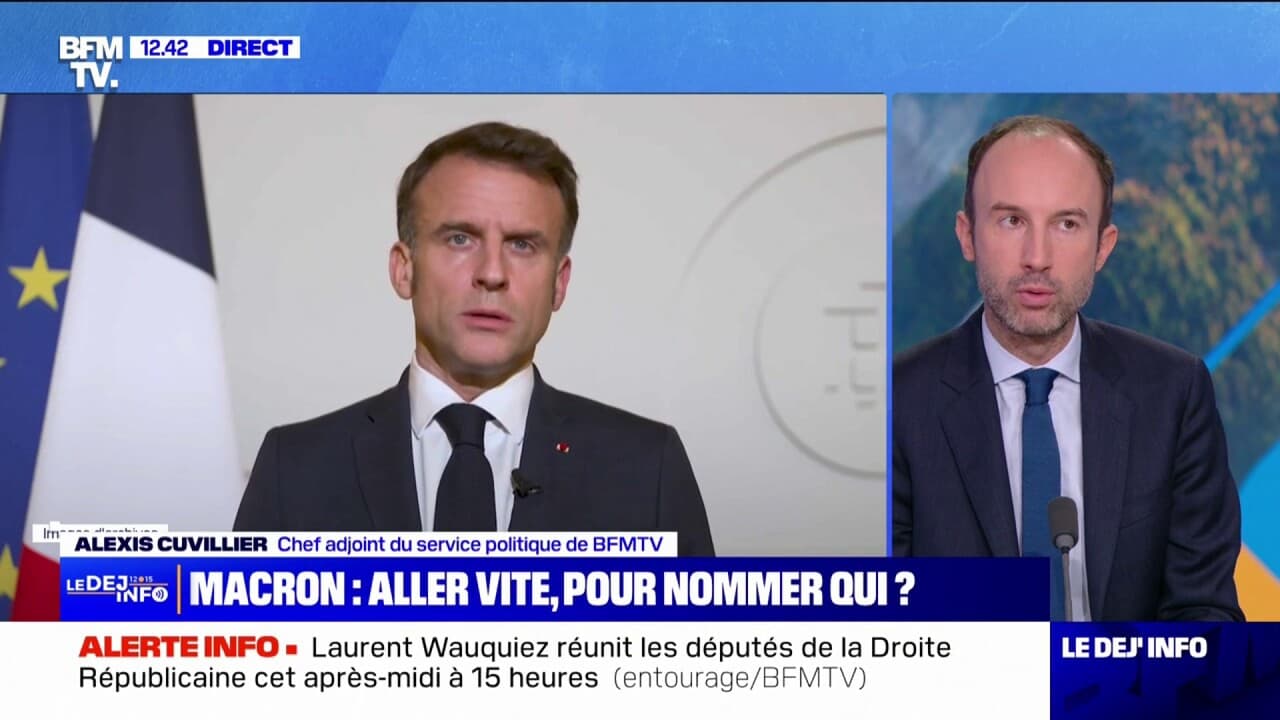 Choix du Premier Ministre: Emmanuel Macron va rencontrer François ...