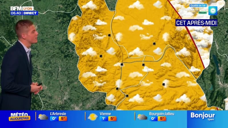 Météo Rhône: des nuages et des belles éclaircies ce vendredi, jusqu'à 6°C à Lyon