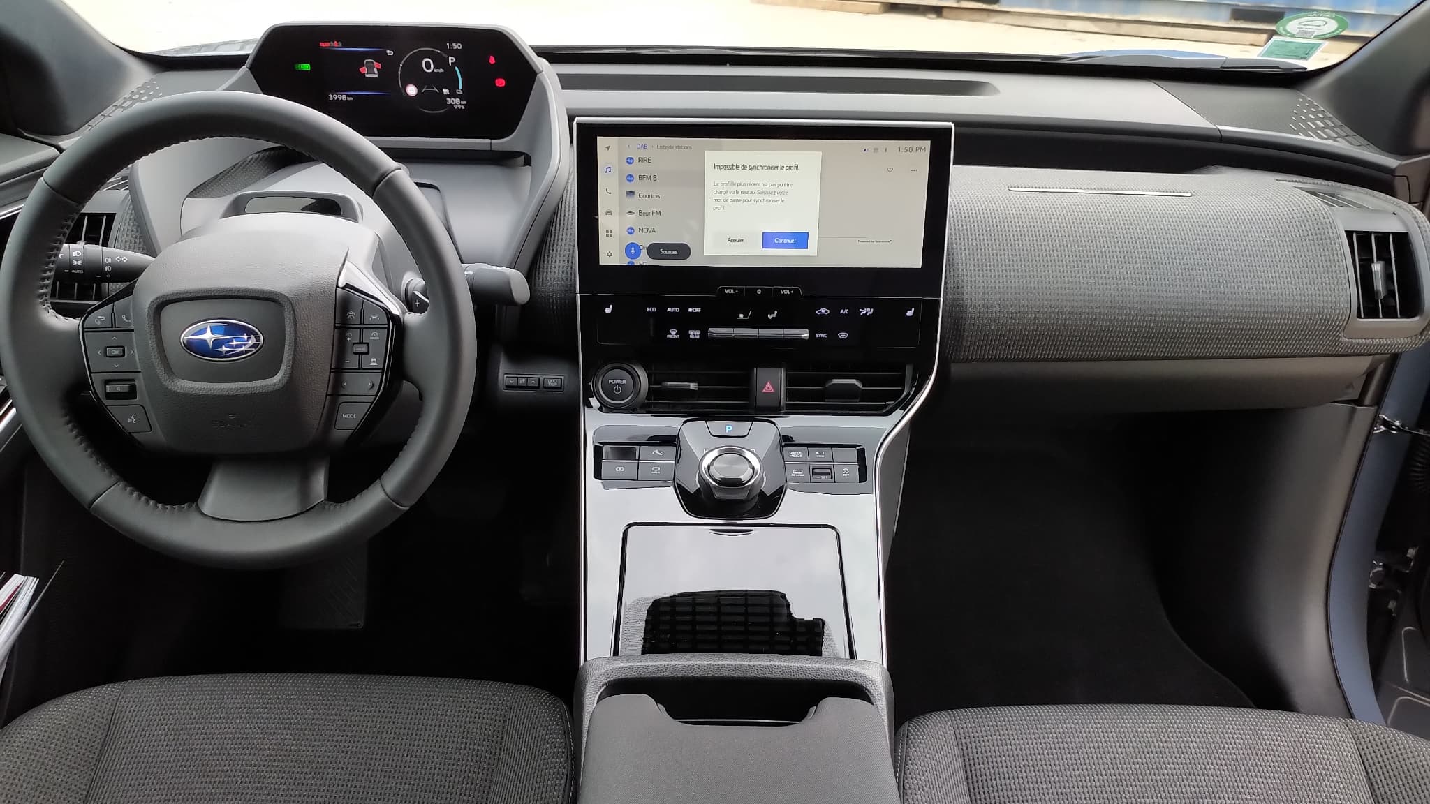 Ce modèle de Subaru atteint les 60.000 euros, un prux élevé pour ce Solterra.