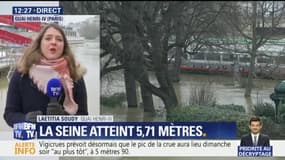 Le pic de la Seine aura lieu dimanche et devrait atteindre les 5,90 mètres