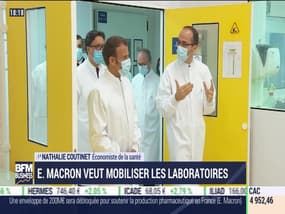 Emmanuel Macron veut mobiliser les laboratoires - 16/06