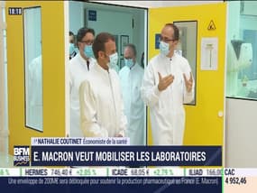 Emmanuel Macron veut mobiliser les laboratoires - 16/06