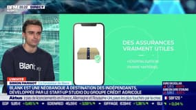 Simon Parisot (Blank) : Blank est une néobanque à destination des indépendants, développée par le start-up studio du Groupe Crédit Agricole - 04/03