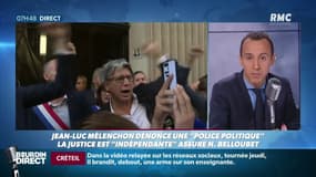"Les attaques de Mélenchon ne sont basées sur rien" dénoncent le porte-parole du ministère de la Justice sur RMC