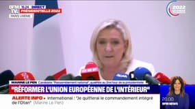 Marine Le Pen dit sa volonté "d'abandonner le plus possible des énergies fossiles" et affirme ne pas vouloir sortir de l'Accord de Paris