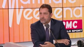 Christophe Castaner dans la Matinale Week-End de RMC, le 3 avril 2022