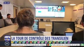 Visite de la tour de contrôle des Transilien