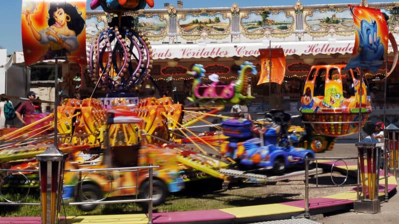Le forain en charge de l'attraction de la chaise électrique a décidé de la recouvrir (photo d'illustration)