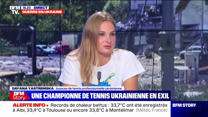Dayana Yastremska, joueuse de tennis professionnelle ukrainienne: 