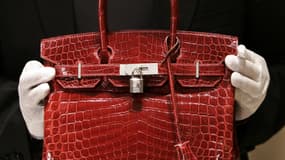 Un modèle Birkin d'Hermès à 129.000 dollars (environ 113.000 euros) présenté en 2007 à New York