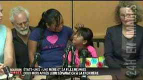 Etats-Unis: les retrouvailles émouvantes d'une mère et sa fille séparées à la frontière