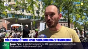 Environ 150 cyclistes réclament une liaison entre Strasbourg et Offenbourg