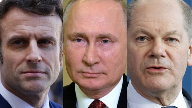 Guerre en Ukraine: Macron et Scholz vont à nouveau s'entretenir avec Poutine  ce vendredi
