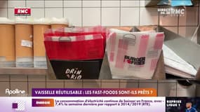 Vaisselle réutilisable: les fast-foods sont-ils prêts.