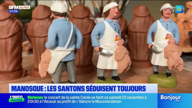 Manosque: les santons séduisent toujours