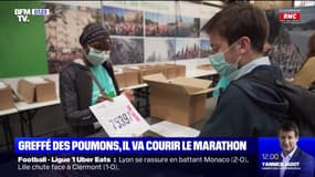 Alexandre, greffé des deux poumons, participe au marathon de Paris