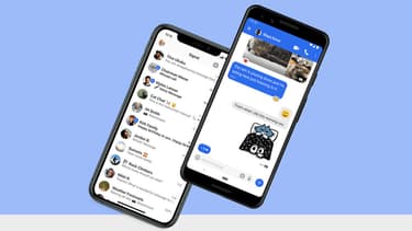 Capture d'écran de l'application de messagerie Signal.