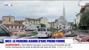 Près de 270 prévues: le parking Jeanne d'Arc prend forme à Nice