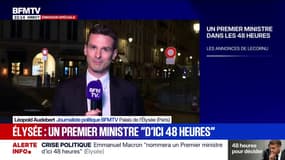 Emmanuel Macron "nommera un Premier ministre d'ici 48 heures", selon un communiqué de l'Élysée