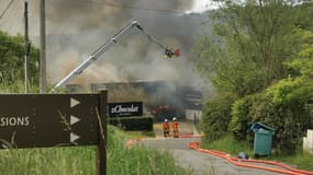 Incendie à l'entreprise zChocolat à Forcalquier