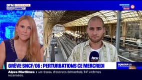 Grève à la SNCF: trafic très perturbé pour les TER et TGV en gare de Nice