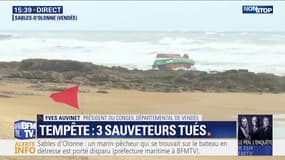 "Ce sont des battants.": Le président du Conseil départemental de Vendée rend hommage aux bénévoles de la SNSM