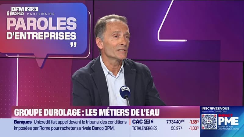 Grégoire Delage (Groupe Durolage) : Groupe Durolage, les métiers de l'eau - 24/05