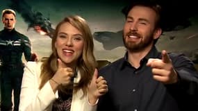 Scarlett Johansson et Chris Evans félicitent Jenny pour son mariage.