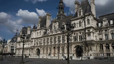 L'Hôtel de ville de Paris.