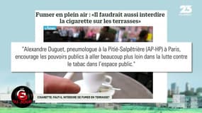Interdiction de fumer en terrasse : "On ne pourra pas tout gérer par l’interdit !"