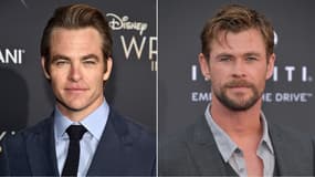 Chris Pine et Chris Hemsworth