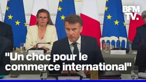Droits de douane américains: la prise de parole d'Emmanuel Macron en intégralité