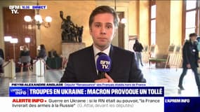Troupes européennes en Ukraine: "Ce qui se joue aujourd'hui en Ukraine, c'est aussi la stabilité et la sécurité de l'ensemble de l'Europe", estime Pieyre-Alexandre Anglade