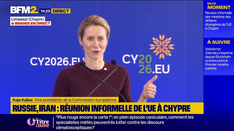 L'Europe ne sera jamais un "médiateur neutre" entre l'Ukraine et la Russie dit Kaja Kallas, cheffe de la diplomatie de l'UE