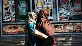 Deux femmes voilées à Brooklyn le 18 octobre 2017.