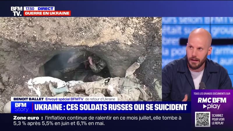 Suicides de soldats russes: les explications de Benoit Ballet, envoyé spécial BFMTV de retour d'Ukraine