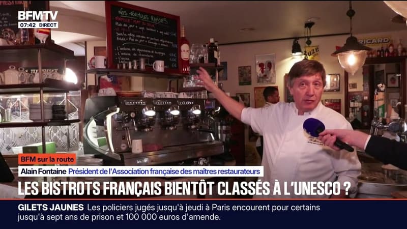 BFM SUR LA ROUTE - Les bistrots français bientôt classés à l'Unesco?