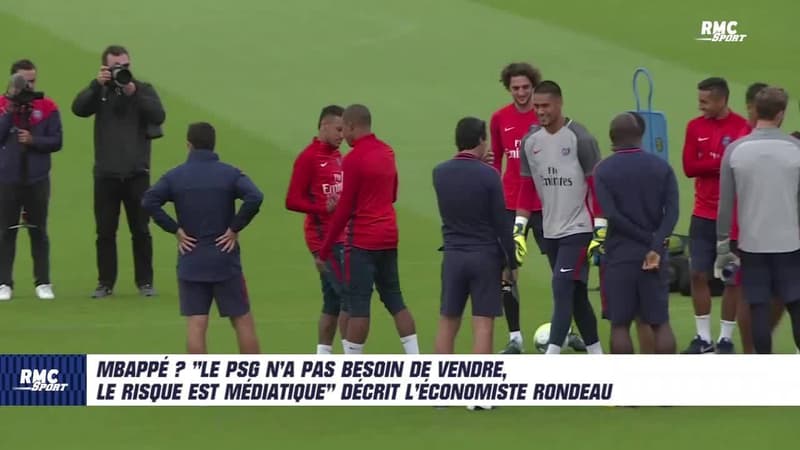 Mbappé ? "Le PSG n'a pas besoin de vendre, le risque est médiatique" décrit l'économiste Rondeau