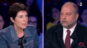 Christine Angot face à Eric Dupond-Moretti dans ONPC