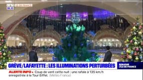 Paris: la cérémonie des illuminations de Noël aux Galeries Lafayette perturbée en raison d'une manifestation