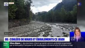 Hautes-Alpes: coulées de boues et éboulements ce jeudi