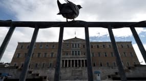 Le Parlement grec est sous haute surveillance avant la visite de la chancelière Angela Merkel.