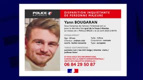 Yann Bougaran a disparu le 22 avril dernier à Nantes.