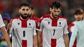 Khvicha Kvaratskhelia et Zuriko Davitashvili, avec la sélection géorgienne